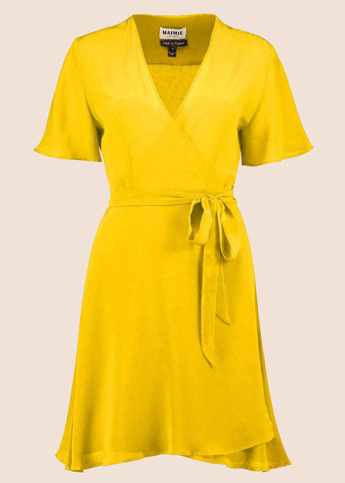 Lolita Marie Mini Wrap Dress - MAIMIE LONDON