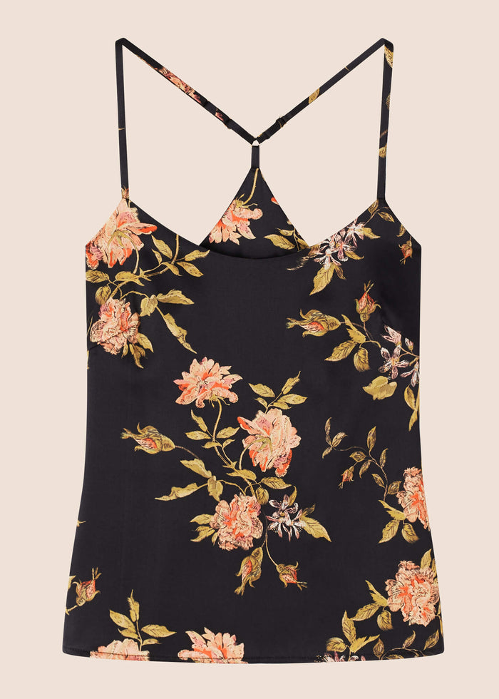Lola Flora Silk Camisole - MAIMIE LONDON