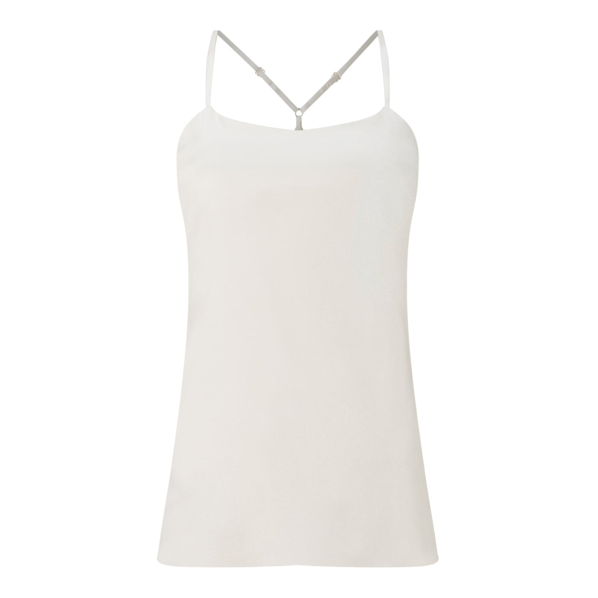 Lola Ivory Silk Camisole - MAIMIE LONDON