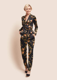 Roxy Flora Silk Pant suit & wrap jacket - MAIMIE LONDON