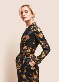 Roxy Flora Silk Jacket - MAIMIE LONDON