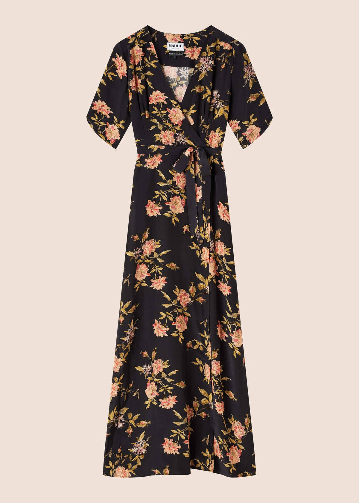 Esme Flora Silk Maxi Dress - MAIMIE LONDON