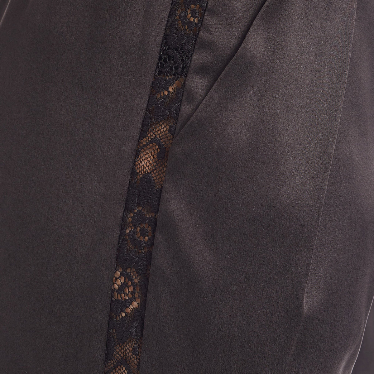 Estella Dusk Lace Silk Trousers - MAIMIE LONDON