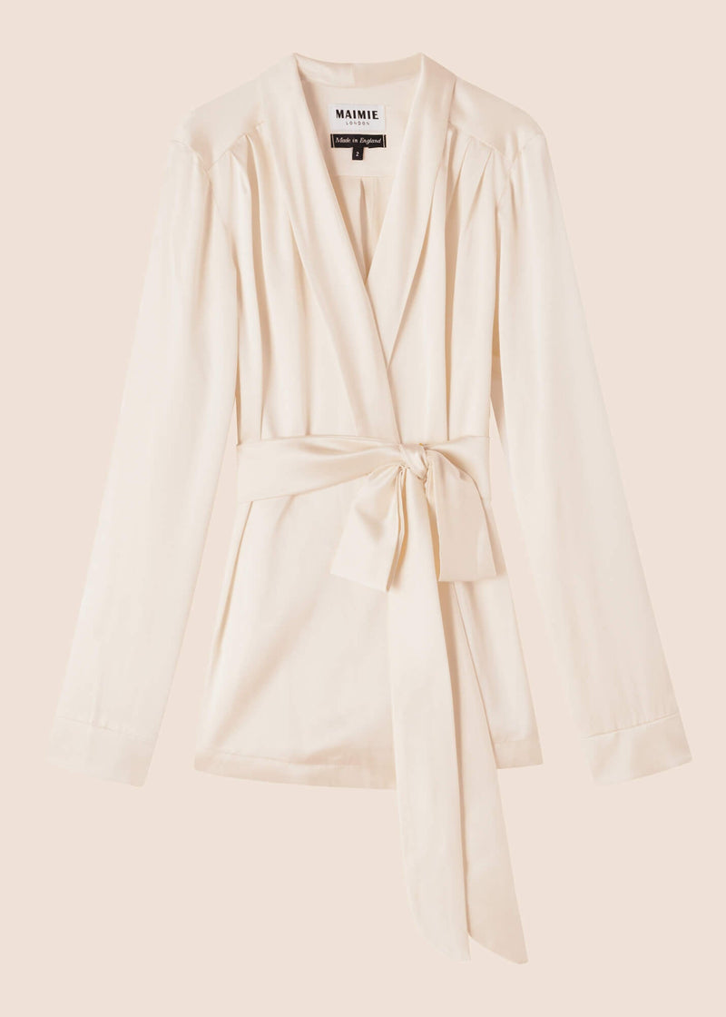 Roxy Estella Pearl Silk Suit - MAIMIE LONDON